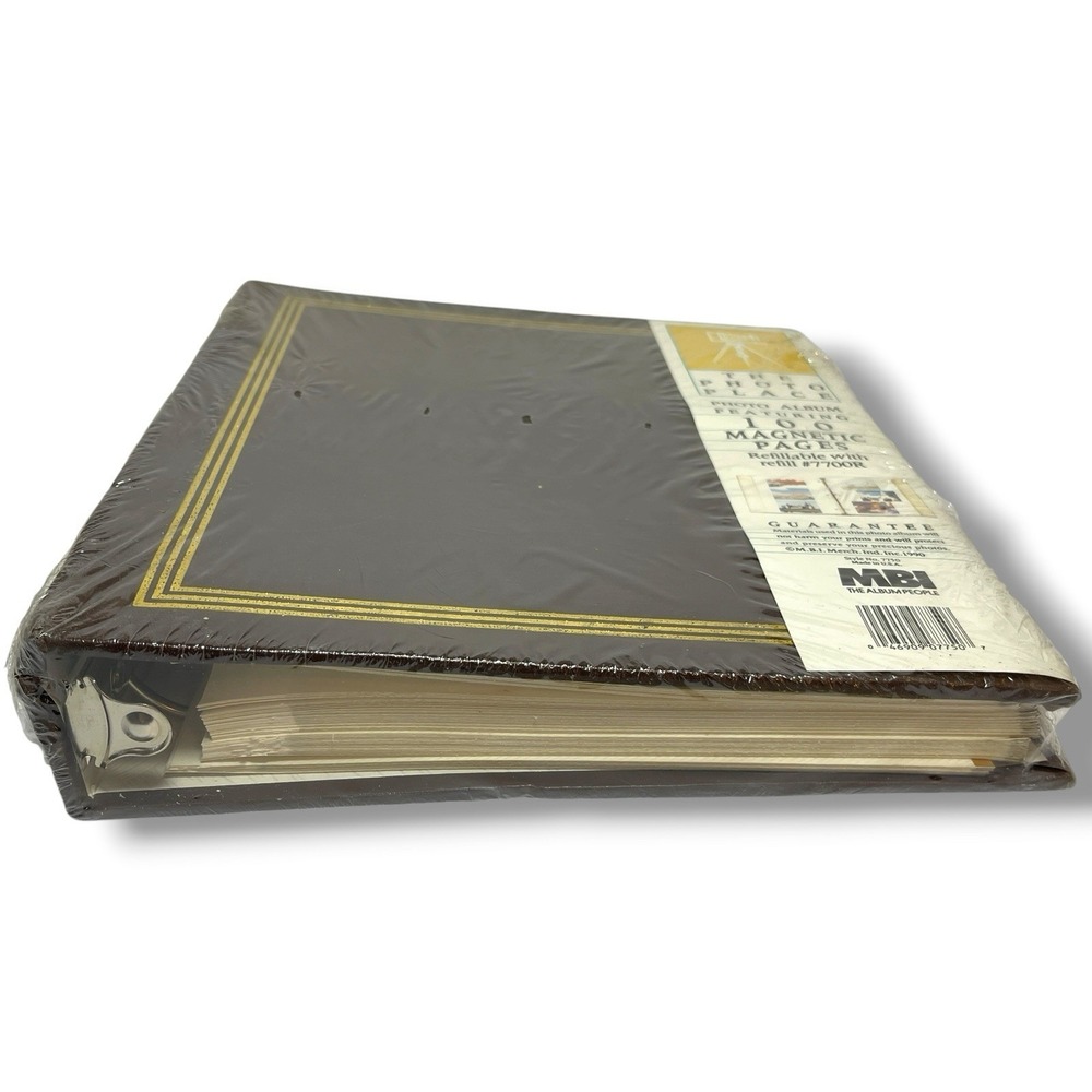 The Library Collection Vintage 100 Page Photo Albums NEW SEALED MBI Brown - Picture 6 of 10